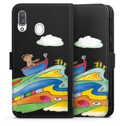 Sideflip with flap black/lateral flap