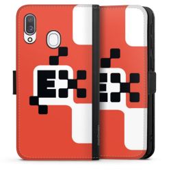 Sideflip with flap black/lateral flap