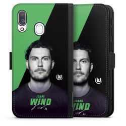 Sideflip mit Lasche schwarz