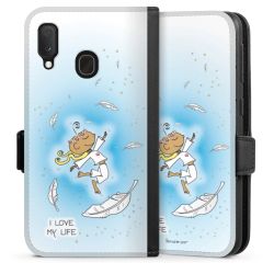 Sideflip mit Lasche schwarz