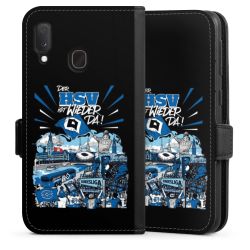 Sideflip mit Lasche schwarz