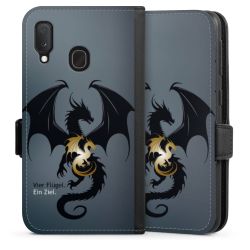 Sideflip with flap  black