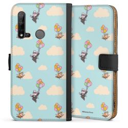 Sideflip mit langer Lasche schwarz