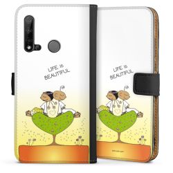 Sideflip mit langer Lasche schwarz