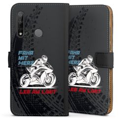 Sideflip mit langer Lasche schwarz