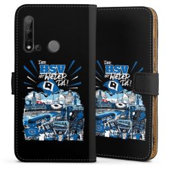 Sideflip mit langer Lasche schwarz