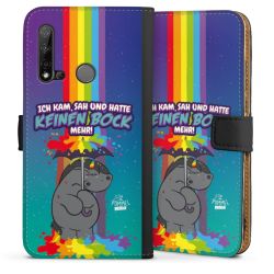 Sideflip mit langer Lasche schwarz