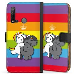 Sideflip mit langer Lasche schwarz