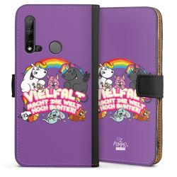 Sideflip mit langer Lasche schwarz