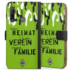 Sideflip mit langer Lasche schwarz