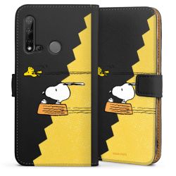 Sideflip mit langer Lasche schwarz