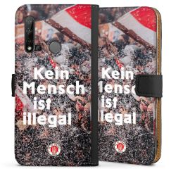 Sideflip mit langer Lasche schwarz