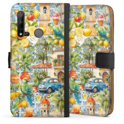 Sideflip mit langer Lasche schwarz