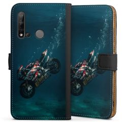 Sideflip mit langer Lasche schwarz