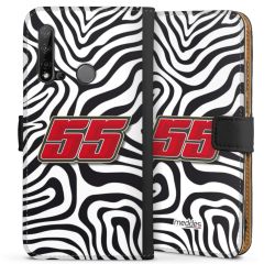 Sideflip mit langer Lasche schwarz