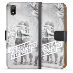 Sideflip mit langer Lasche schwarz