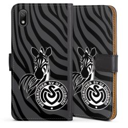 Sideflip mit langer Lasche schwarz