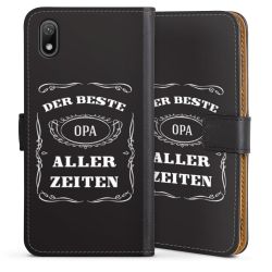 Sideflip mit langer Lasche schwarz