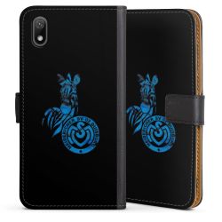 Sideflip mit langer Lasche schwarz