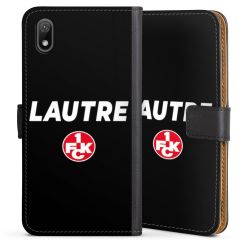 Sideflip mit langer Lasche schwarz