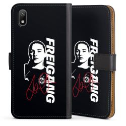 Sideflip mit langer Lasche schwarz