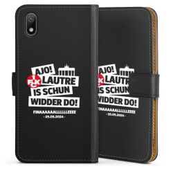 Sideflip mit langer Lasche schwarz