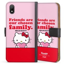 Sideflip mit langer Lasche schwarz