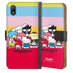 Sideflip mit langer Lasche schwarz