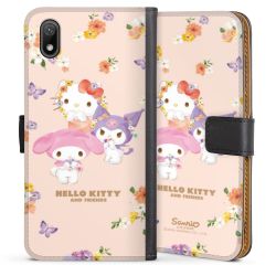 Sideflip mit langer Lasche schwarz