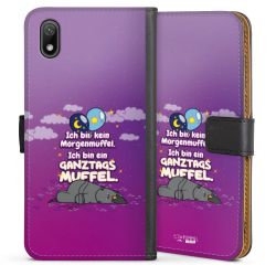 Sideflip mit langer Lasche schwarz