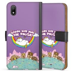 Sideflip mit langer Lasche schwarz