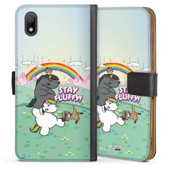 Sideflip mit langer Lasche schwarz