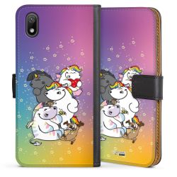 Sideflip mit langer Lasche schwarz