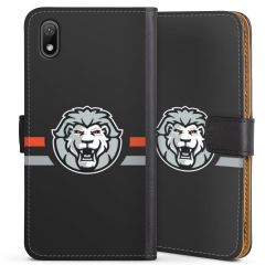 Sideflip mit langer Lasche schwarz