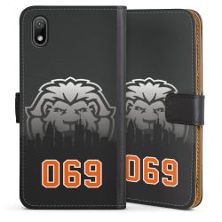 Sideflip mit langer Lasche schwarz