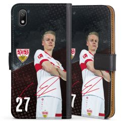 Sideflip mit langer Lasche schwarz