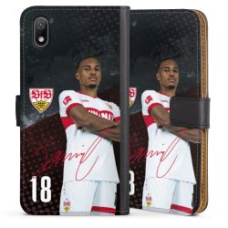 Sideflip mit langer Lasche schwarz