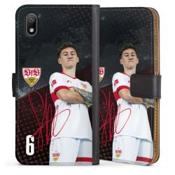 Sideflip mit langer Lasche schwarz