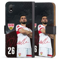 Sideflip mit langer Lasche schwarz