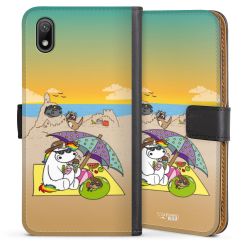 Sideflip mit langer Lasche schwarz