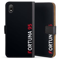 Sideflip mit langer Lasche schwarz