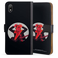 Sideflip mit langer Lasche schwarz