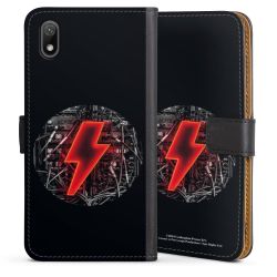 Sideflip mit langer Lasche schwarz