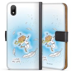 Sideflip mit langer Lasche schwarz