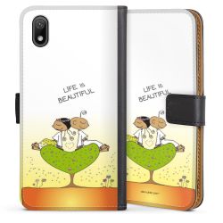 Sideflip mit langer Lasche schwarz