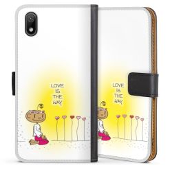 Sideflip mit langer Lasche schwarz