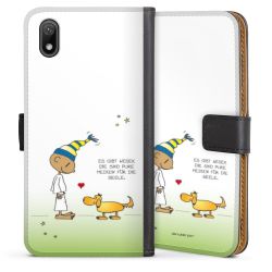 Sideflip mit langer Lasche schwarz