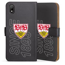 Sideflip mit langer Lasche schwarz