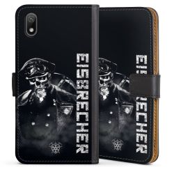 Sideflip mit langer Lasche schwarz