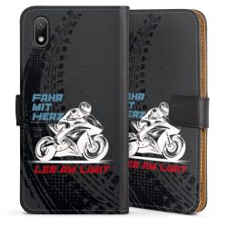 Sideflip mit langer Lasche schwarz